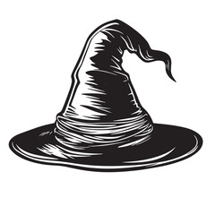 black silhouette of a hat