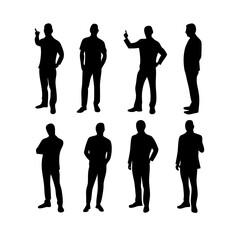 business people silhouettes