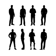 business people silhouettes