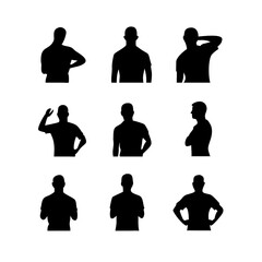 set of business people icons