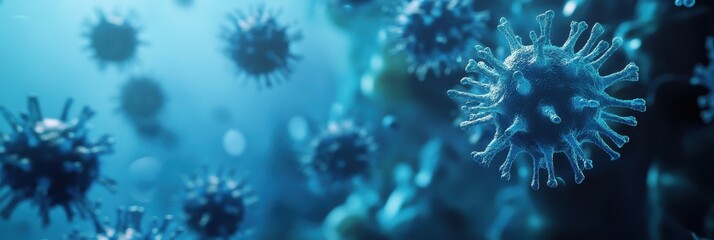 Banner Germ Disease. Microbiology and Medicine Research on Prokaryotic Bacteria