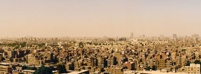 View of Cairo from Alabaster Mosque, Egypt