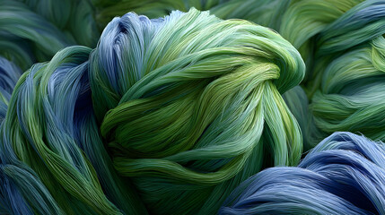 of intense color transitions blended with sharp textures and randomized flowing shapes