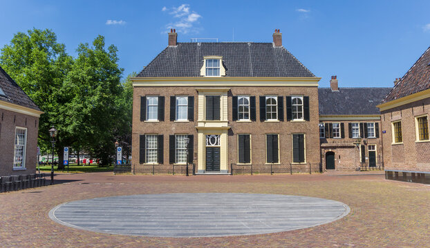 ASSEN, NETHERLANDS - MAY 30, 2020: Old building of the Drents museum in Assen