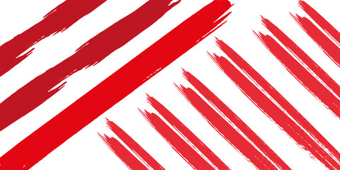 Fototapeta premium Indonesia Flag with Brush Concept. Flag of Indonesia in Grunge Style