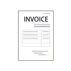 請求書の平面図イラスト