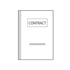 契約書の平面図イラスト（表紙）