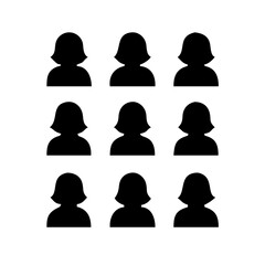 silhouette of a woman