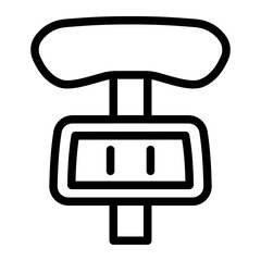 This Bike Reflector icon is suitable for Bycycle, Sport, Healthy Lifestyle, etc