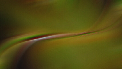 Soft color gradation and grainy effects create an analog texture impression. The dominance of olive green and brownish green forms the background, with touches of orange and cream.