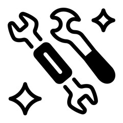 This Pedal wrench icon is suitable for Bycycle, Sport, Healthy Lifestyle, etc