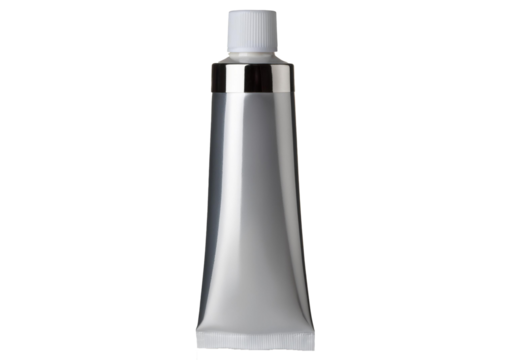 Toothpaste tube and cream isolated on transparent or white background
