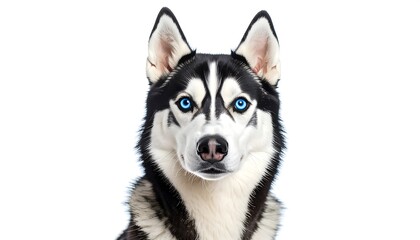 Obraz premium Husky portrait, front view