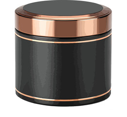black cylinder box 