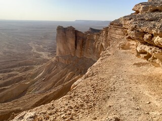 Edge of the World near Riyadh, Saudi Arabia