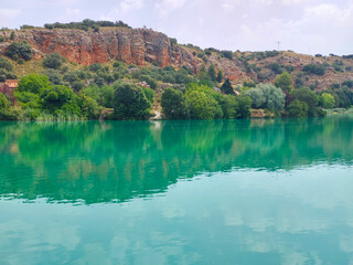 Lake in nature