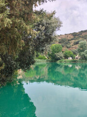 Lake in nature