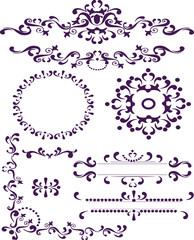 Beautiful flower art and mandala vector design