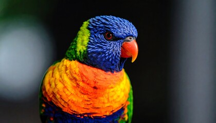 Close-up of colorful parrot