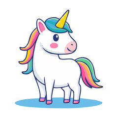 Cute unicorn illustration, children artworks, fashion graphic, wallpaper and greeting card designs. Cute Magical Unicorn Clipart Baby Girl Newborn Nursery
