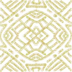 Obraz premium Elegant Gold Geometric Pattern Seamless Texture Perfect for Textile, Wallpaper, and Design Projects