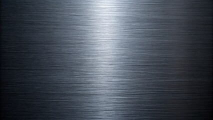 Brushed metal texture background with light reflections for industrial design brushed