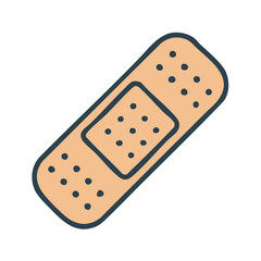 Bandage patch vector illustration