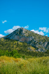 Cuevas Altas peak in Sierra del Camorro mountain, Spain