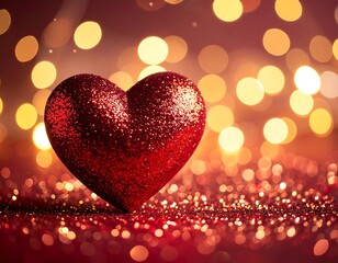 Heart-shaped Valentine's Day decoration