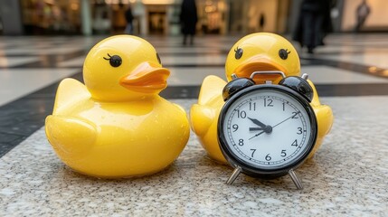 Rubber Duck and Alarm Clock Time