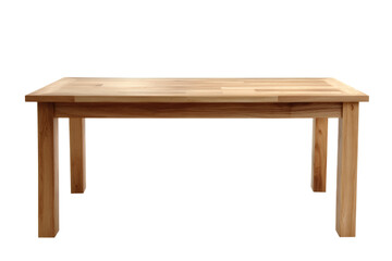 Fototapeta premium [Transparent Background PNG]Simple Wooden Dining Table Design