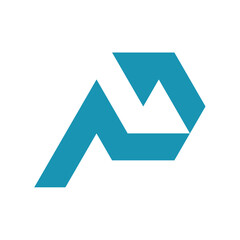 Letter P logo icon design template.