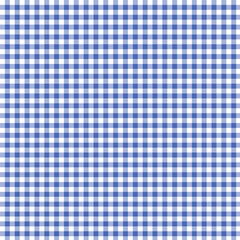 Light Blue and White Gingham Seamless Pattern