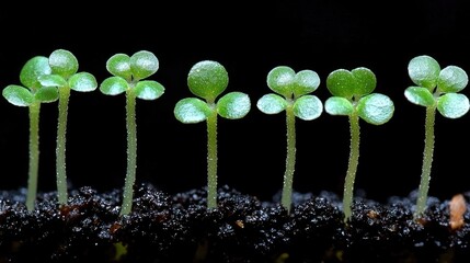 Seedling Sprout Growing in Soil