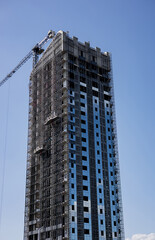 Skyscraper under construction