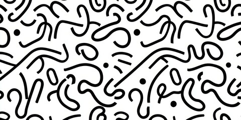 Obraz premium Abstract Line Art Pattern Background Design