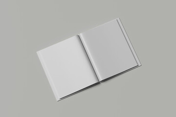 Blank cover book template
