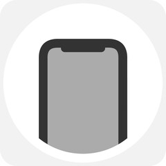 Smartphone Mockup Template. Modern Phone Display, Digital App Presentation, User Interface, Tech Product Mock, Clean Frame, Responsive Layout, Device Marketing, Innovation, High-Quality UI UX Design