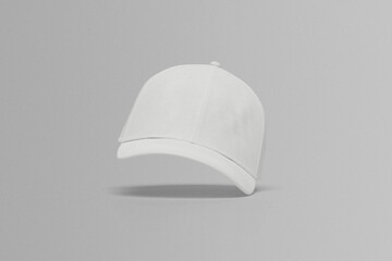 Blank baseball cap isolated on white background