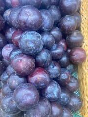blueberries in a basket
