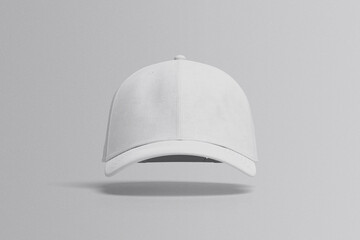 Blank baseball cap isolated on white background