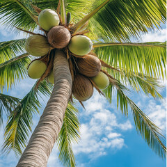 coconut palm tree