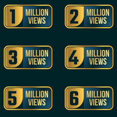 views badge design for thumbnail design