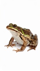 Fototapeta premium Frog over white background, no shadow