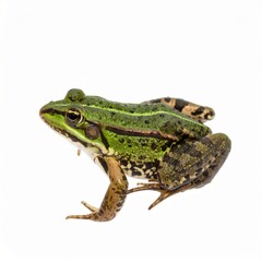 Fototapeta premium Frog over white background, no shadow