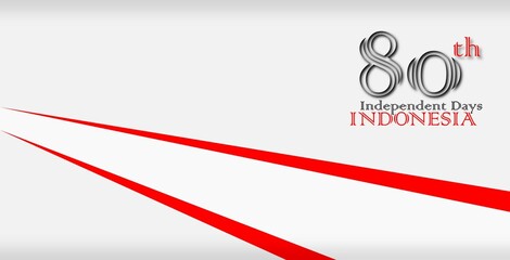Indonesia Independence Day Background Design, Happy Republic of Indonesia Independence Day, August 17th
