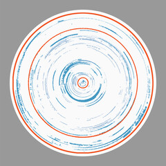 vector hand painting cretive round art design for  watercolor drawn modern geometric ceramic plate pattern design, wall decor, poster, print, cover, hat, geometric, creative home decor, t shirt