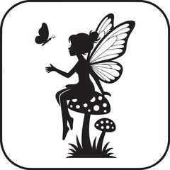 Afro Fairy with Magic Wings Silhouette

Enchanted Afro Fairy in Flight Vector

Elegant Black Fairy Queen Design

Afro Pixie Dust Silhouette Art

Mystical Fairy with Curls Vector