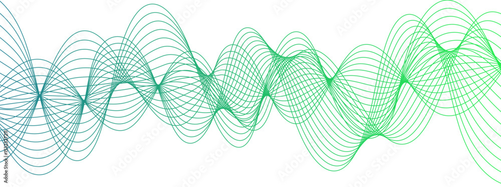 Poster abstract glowing modern wave dynamic flowing with futuristic technology and sound wave lines. gradie