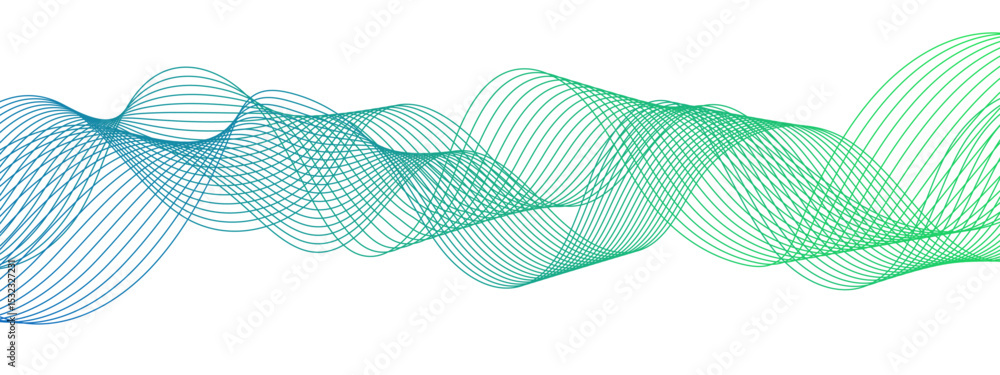 Poster abstract glowing modern wave dynamic flowing with futuristic technology and sound wave lines. gradie
